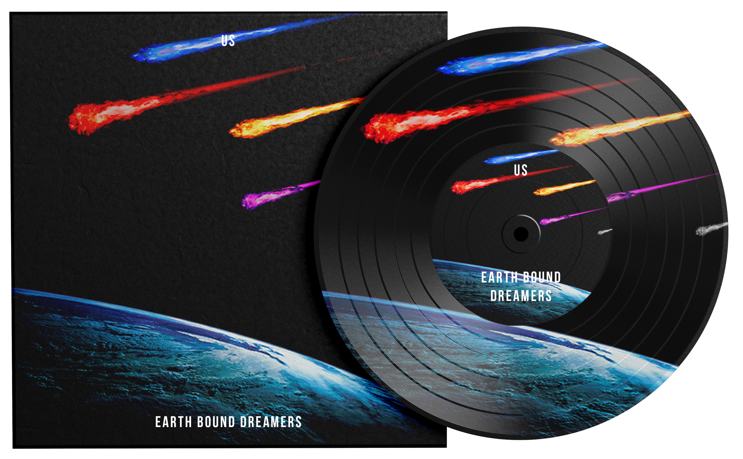Earth Bound Dreamers vinyl and sleeve