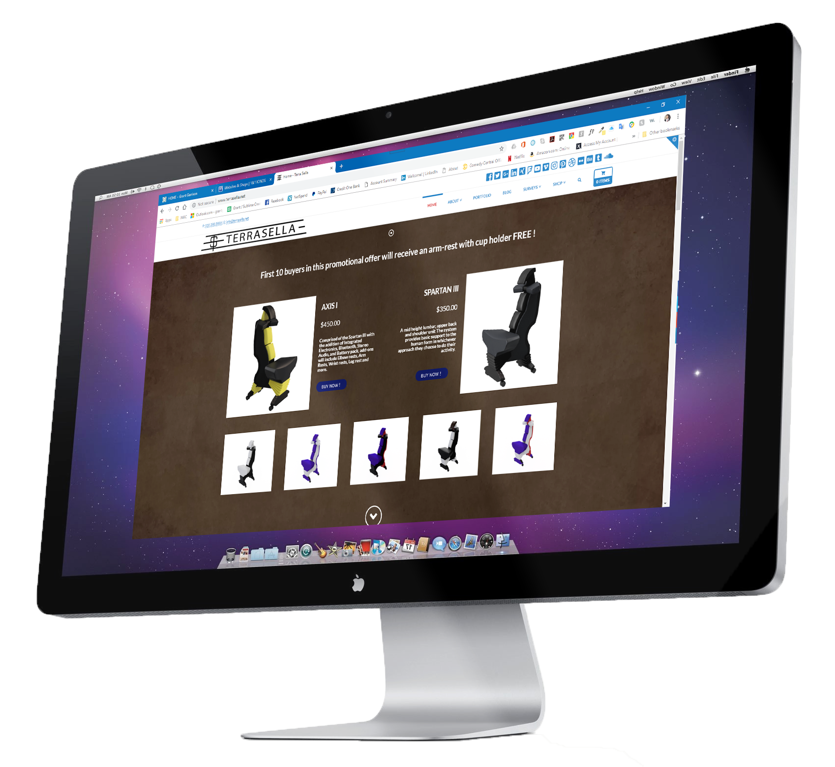 TerraSella website presentation